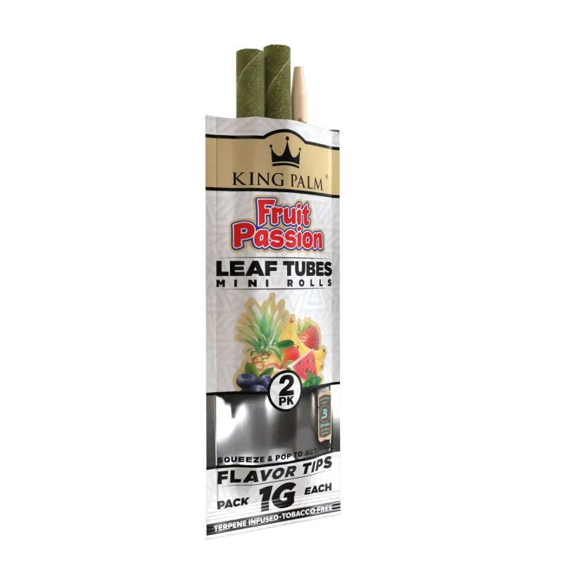 King Palm Terpene Infused Real Leaf MINI Rolls "Fruit Passion"