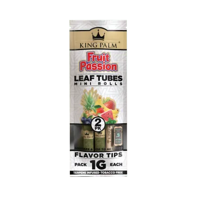 King Palm Terpene Infused Real Leaf MINI Rolls &quot;Fruit Passion&quot;