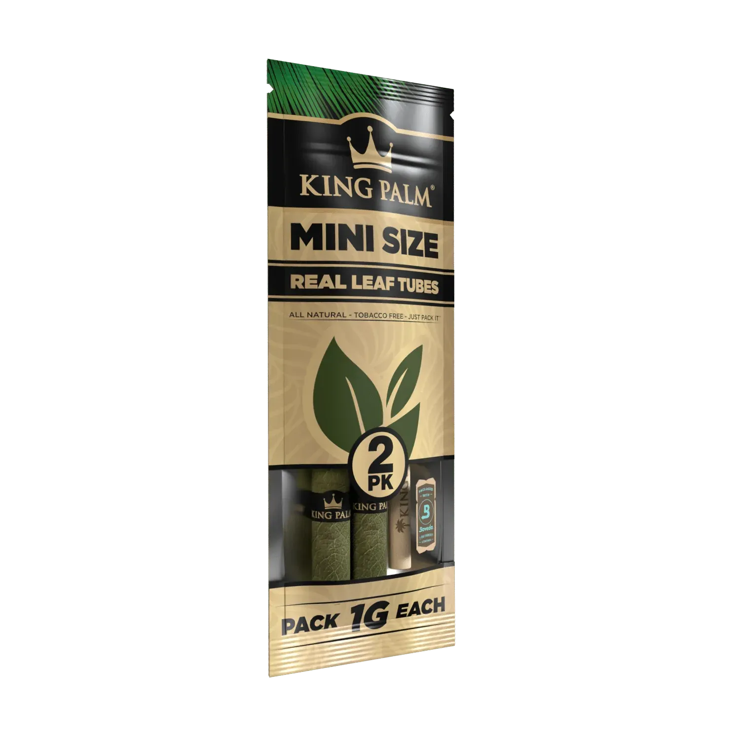 King Palm Terpene Infused Real Leaf MINI Rolls &quot;Natural&quot;