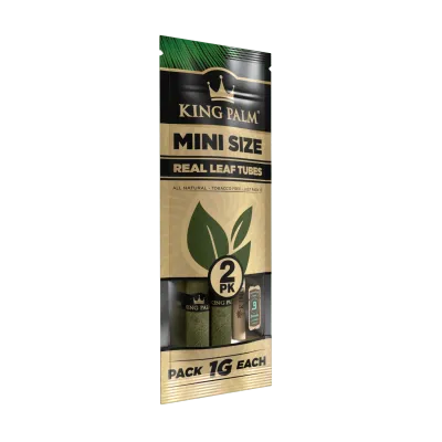 King Palm Terpene Infused Real Leaf MINI Rolls "Natural" King Palm Terpene Infused Real Leaf MINI Rolls "Natural"
