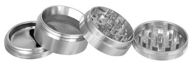 "RAW" CNC Aluminium Grinder/Pollinator 4-part, ø 56mm