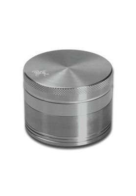 Black Leaf Aluminium-Grinder 4-tlg. mit Magnet - silber