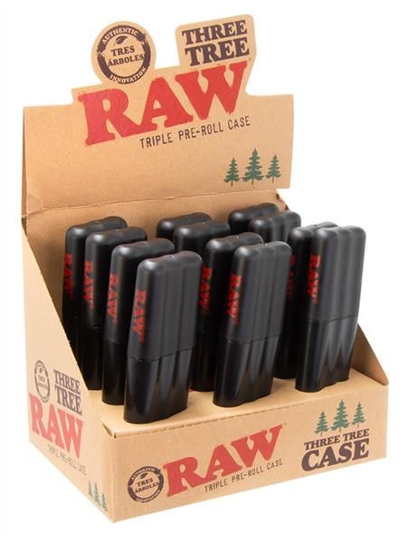 RAW "Three Tree" Triple Pre-Roll Case Etui