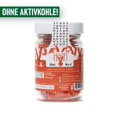 Purize HAZE Glas | 100 XTRA Slim Size ohne Aktivkohle