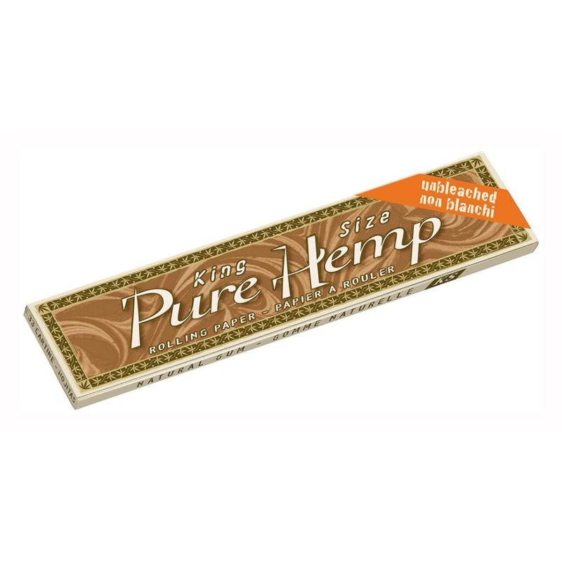 King Size Pure Hemp Papes unbleached