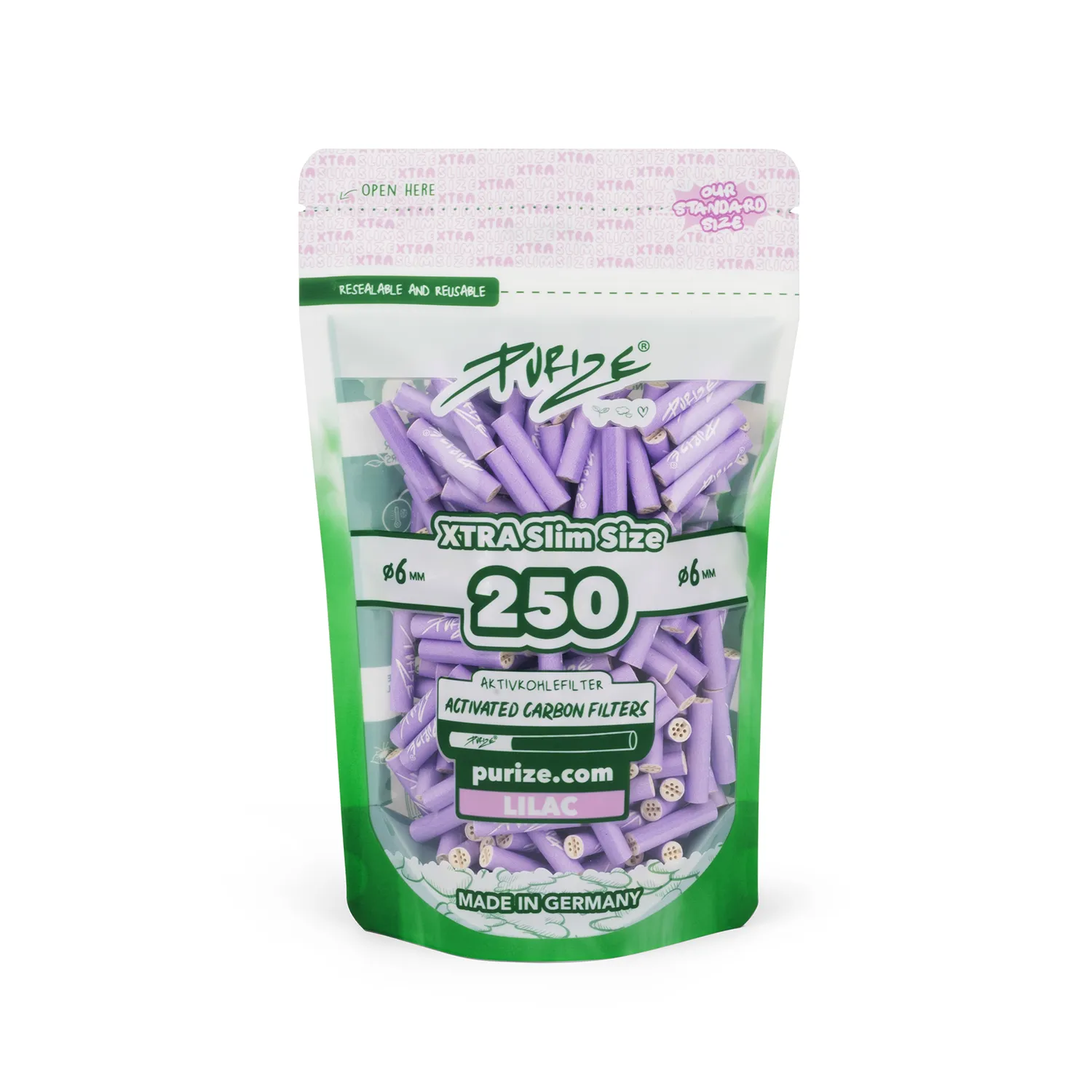 Purize Xtra Slim Size 250er beutel Lila