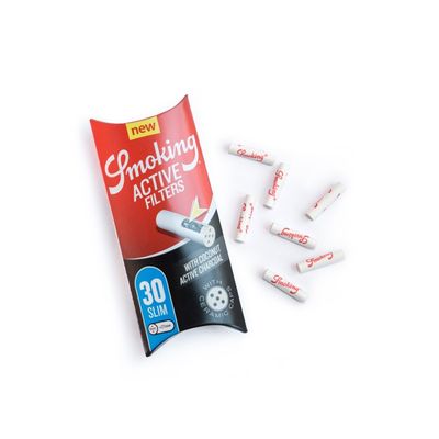 SMOKING Active Filters Aktivkohlefilter Slim ø6mm