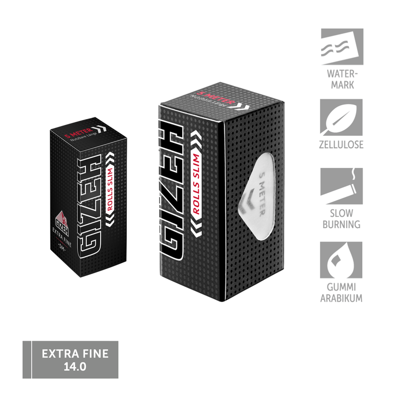 Gizeh Black Rolls Zigarettenpapier Slim