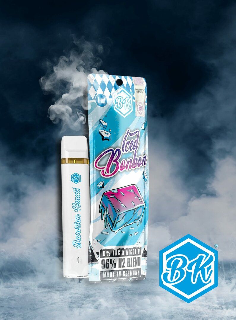 H2 SUPERIOR BLEND 96% BK VAPES ICED BONBON 1ML