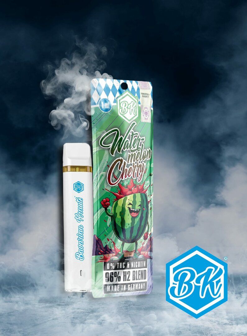 H2 SUPERIOR BLEND 96% BK VAPES WATERMELON CHERRY 1ML