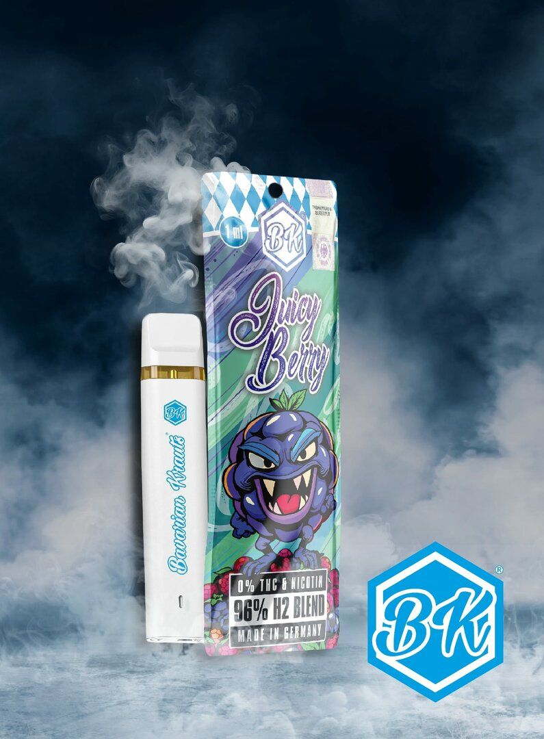 H2 SUPERIOR BLEND 96% BK VAPES JUICY BERRY 1ML