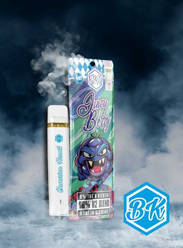 H2 SUPERIOR BLEND 96% BK VAPES JUICY BERRY 1ML