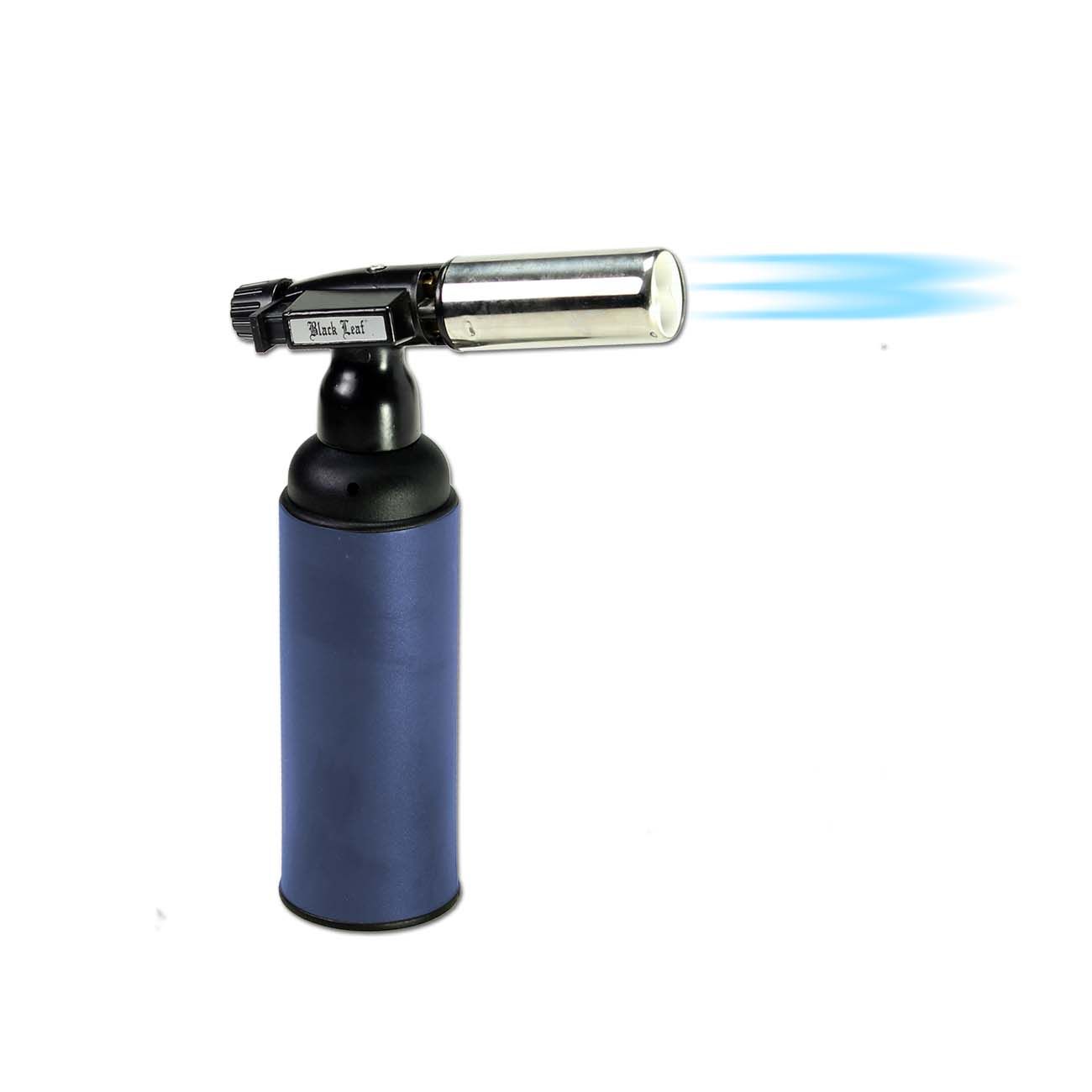 Black Leaf Torch Feuerzeug blue
