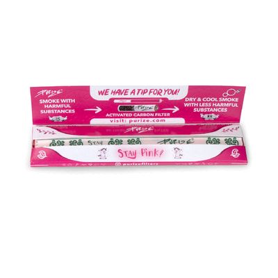 PURIZE® Longpapers | King Size Slim | Pink PURIZE® Longpapers | King Size Slim | Pink