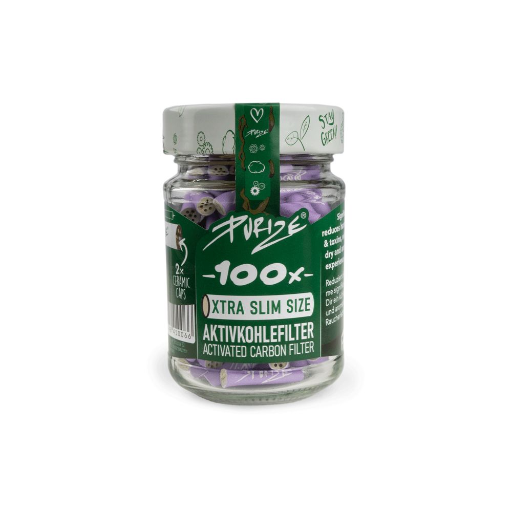 PURIZE® Glas I 100 XTRA Slim Size | Lila