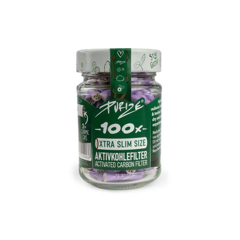 PURIZE® Glas I 100 XTRA Slim Size | Lila