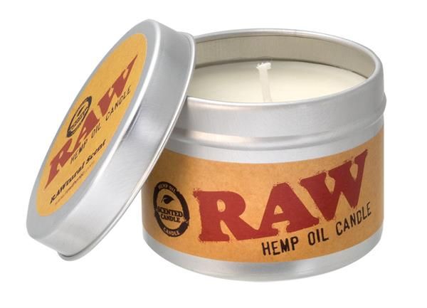 RAW Hemp Oil Candle Duftkerze, in Metalldose