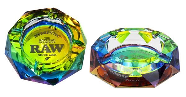 ​RAW Kristallglas Aschenbecher Rainbow