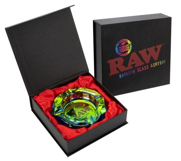 ​RAW Kristallglas Aschenbecher Rainbow
