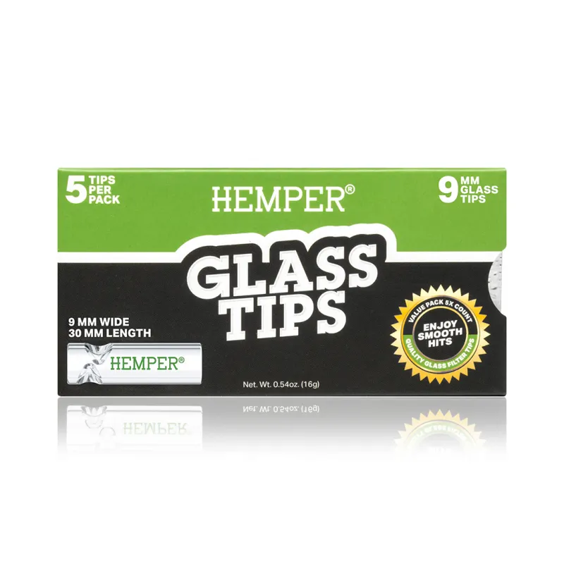 HEMPER - Glass Filter Tips 9mm