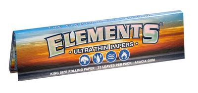 Elements King Size Ultra Thin Papier Elements King Size Ultra Thin Papier