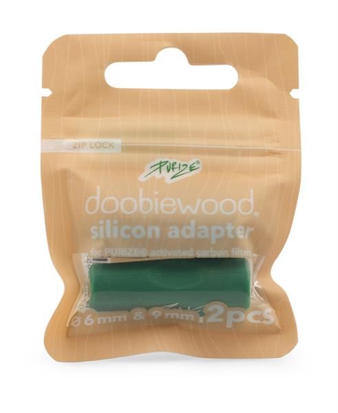 PURIZE Silikon Adapter doobiewood 6mm/9mm 2er Packg.