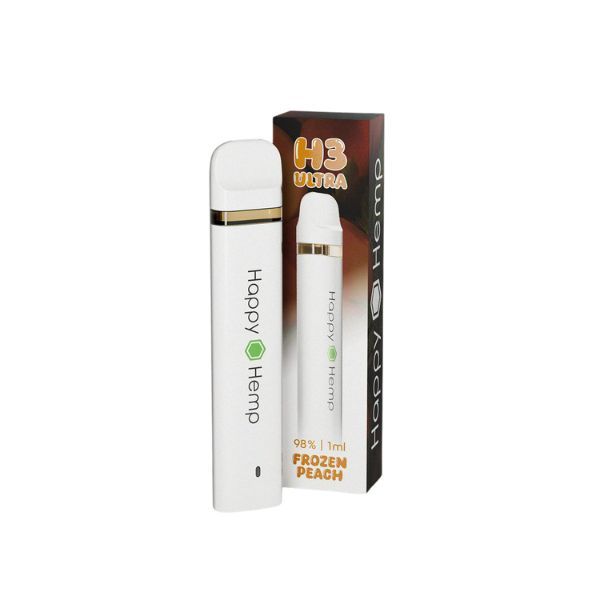 Happy Hemp H3 Ultra Vape Frozen Peach