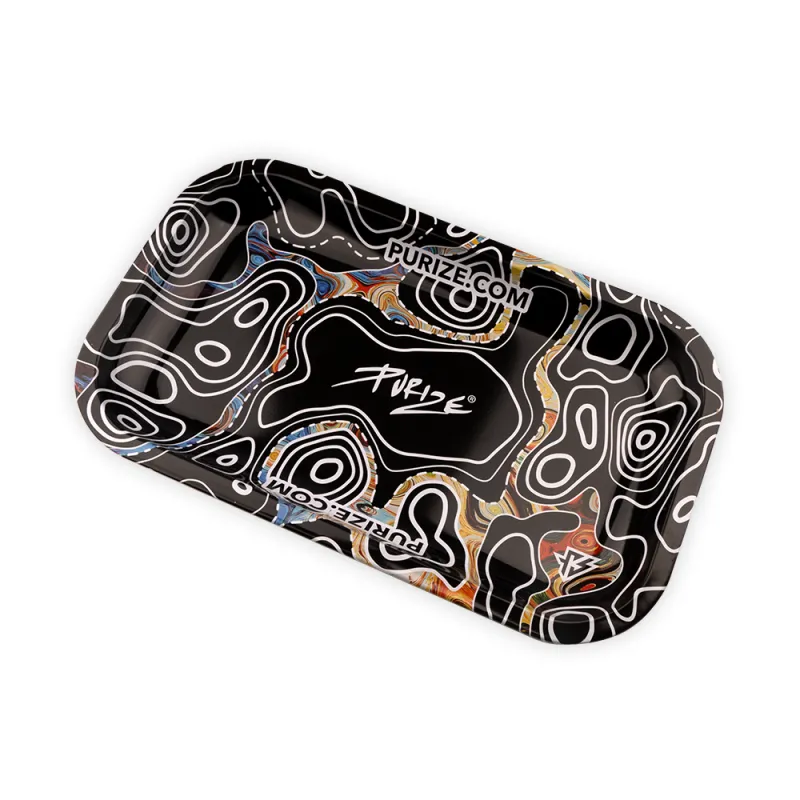 PURIZE® Metal Tray – Black -Design