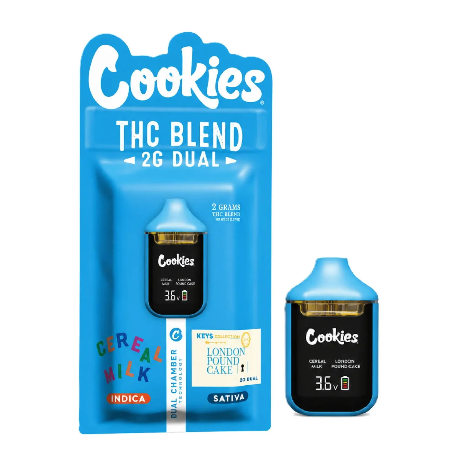 Cookies® - Dual Chamber Signature Blend - Cereal Milk / London Pund Cake
