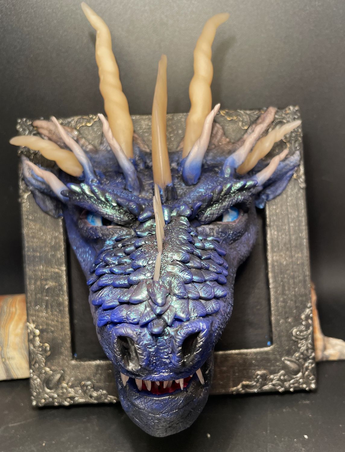 Blue Dragon - framed head mount