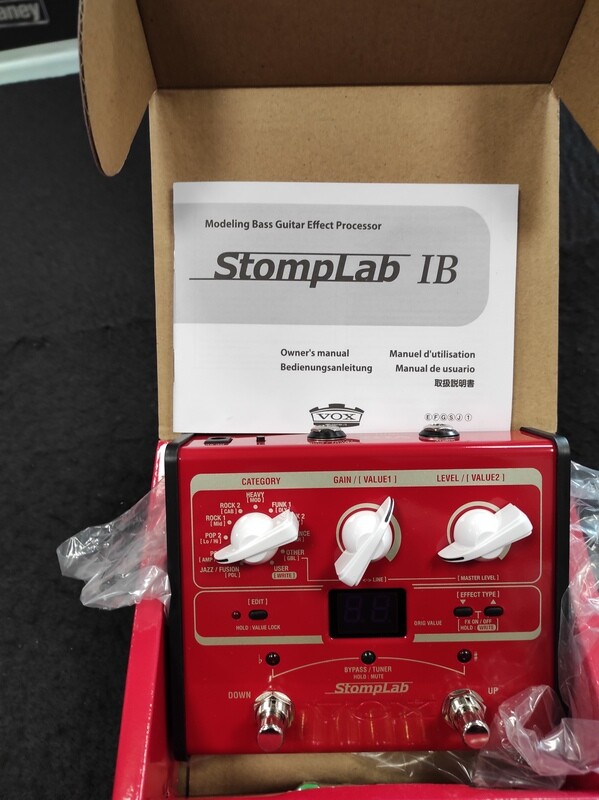 VOX StompLab IB Bass, Nuovo. VOX StompLab IB Bass, Nuovo.