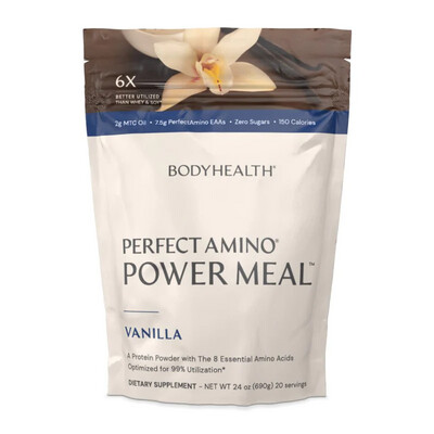 PerfectAmino Power Meal Vanilla, 20 Servings