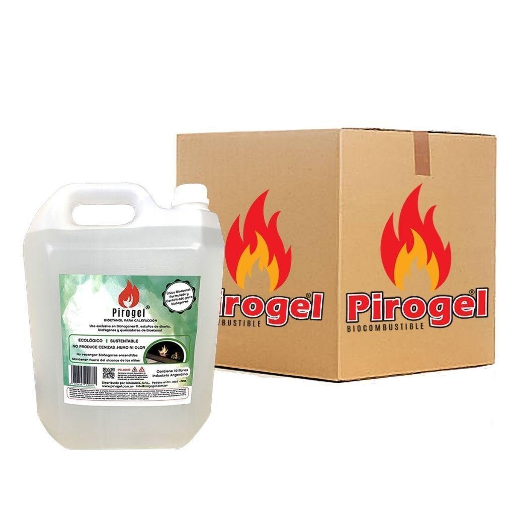 Bioetanol Pirogel para Chimeneas, Estufas y Biohogares | Bidón 10 Litros