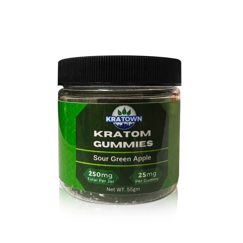Kratown kratom Gummies - Green Apple 25 mg