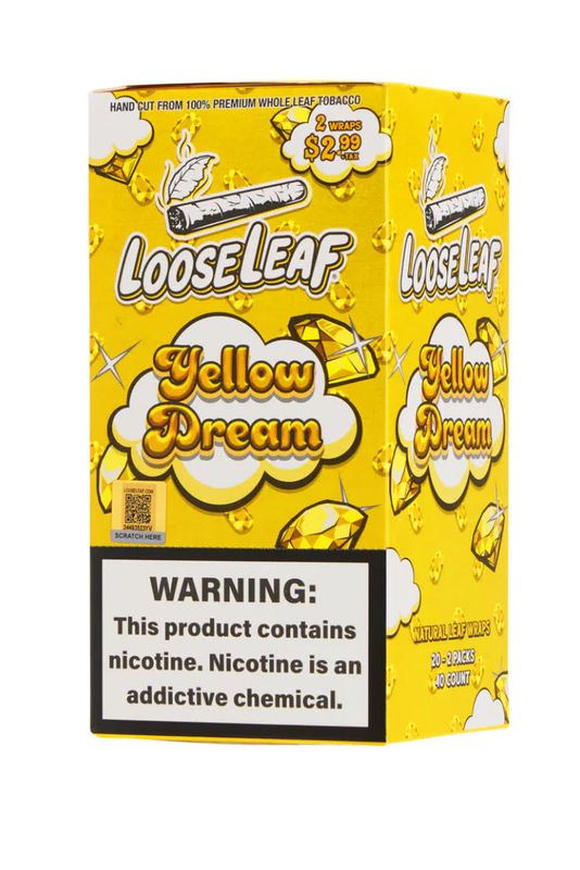 Loose Leaf Yellow Dreams 20- 2 Packs