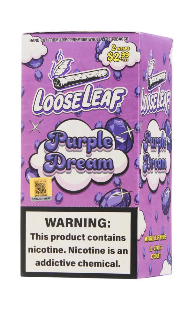 Loose Leaf Purple Dreams  20-2 Packs