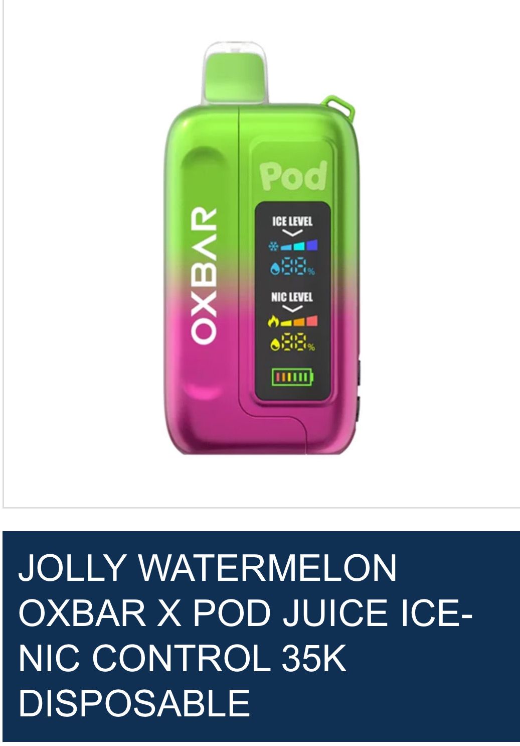 OXBAR Ice Nic Control - Jolly Watermelon