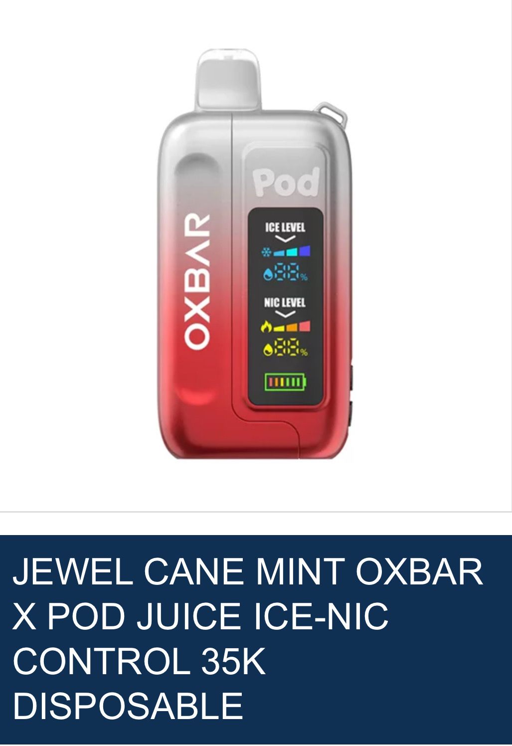 OXBAR Ice Nic Control - Jewel Cane Mint