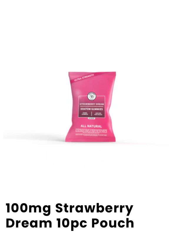 Kratown Kratom - Strawberry Dream 100 Mg   /  10 Ct