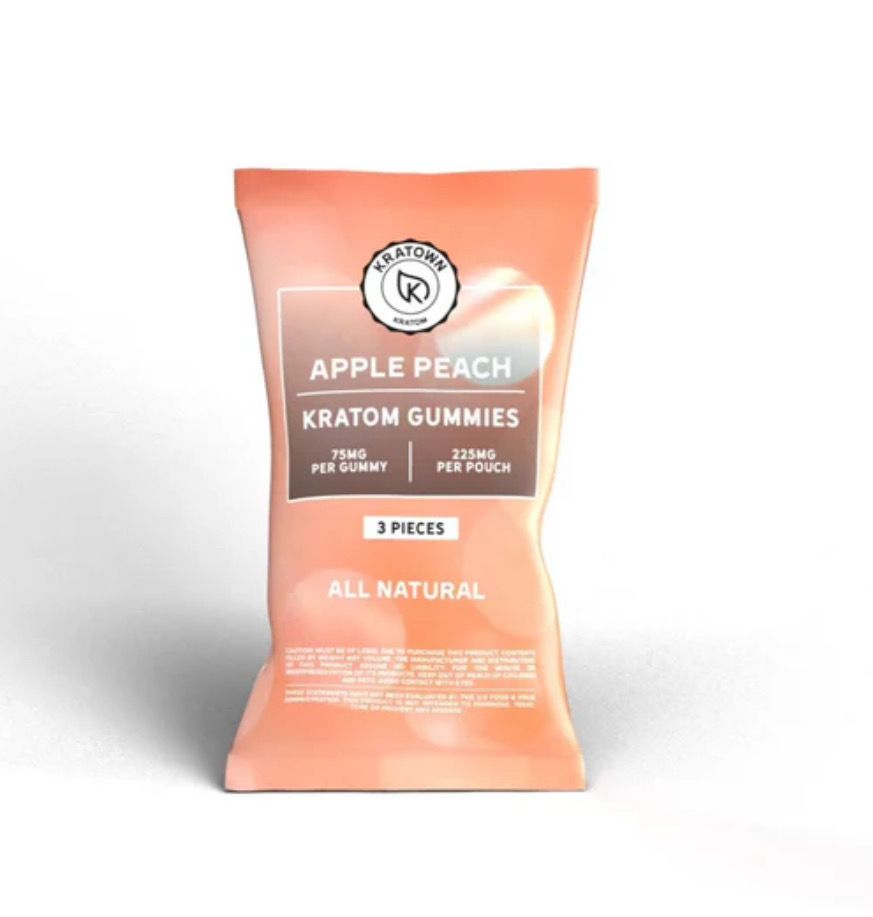 Kratown Kratom - Apple Peach 75 Mg  /  10 Ct