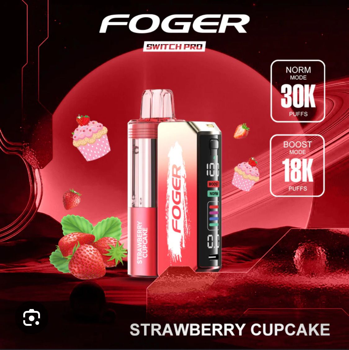 Foger Kit - Strawberry Cupcake