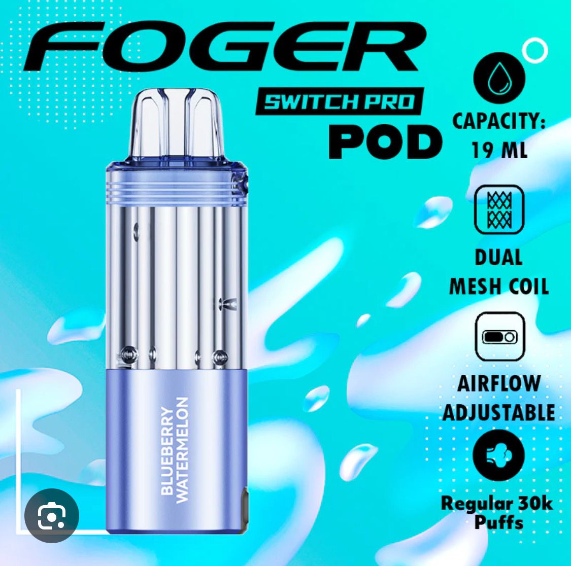 Foger Replacement Pods - Blueberry Watermelon
