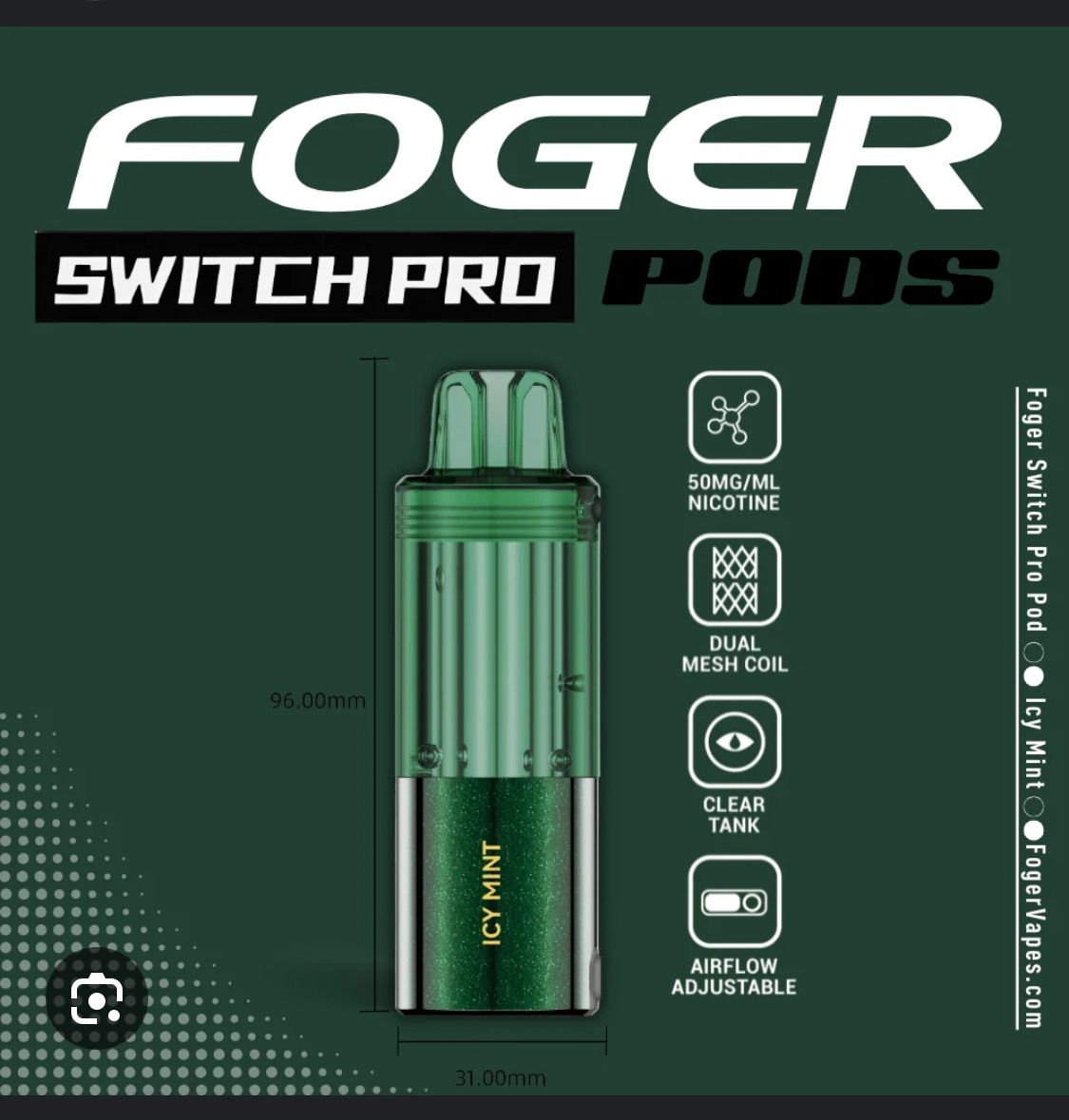 Foger Replacement Pod - Icy Mint