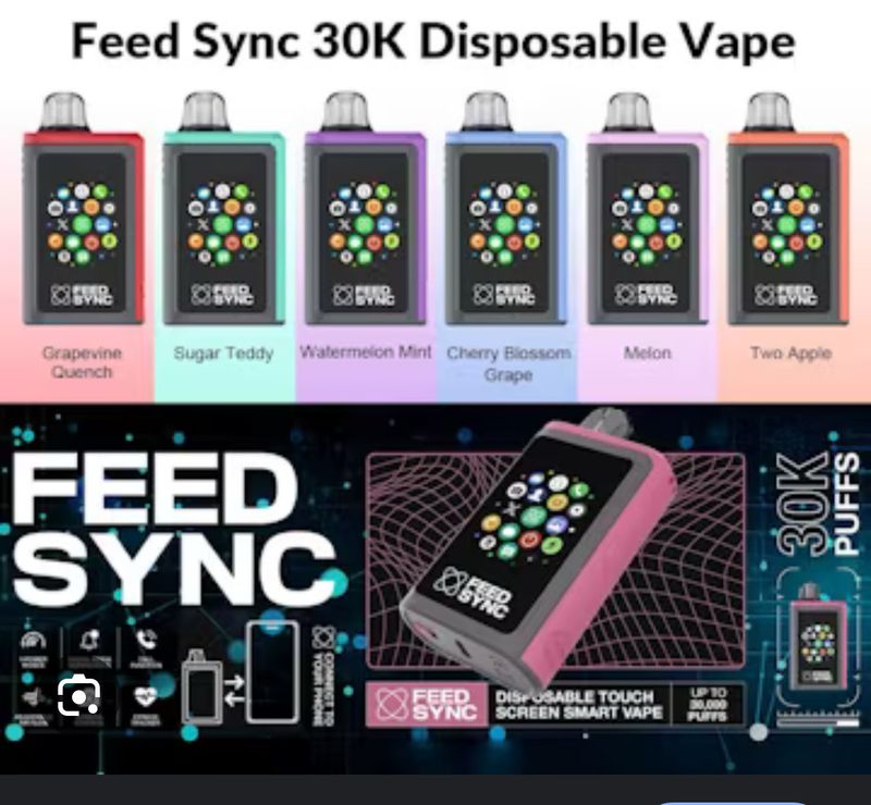 Feed Sync Misc Flavors  - 30 K Puff  MELON ICE