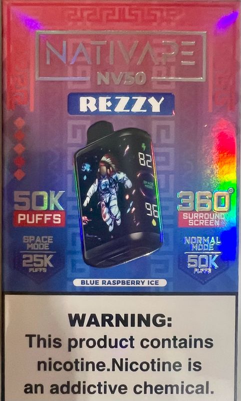 Nativape NV50 - Rezzy / Blue Raspberry Ice