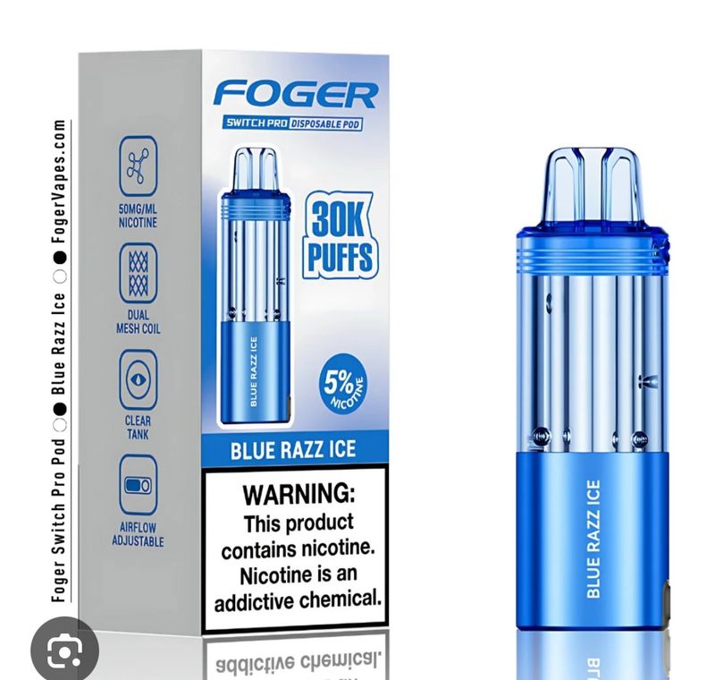 Foger Pod Blue Razz Ice