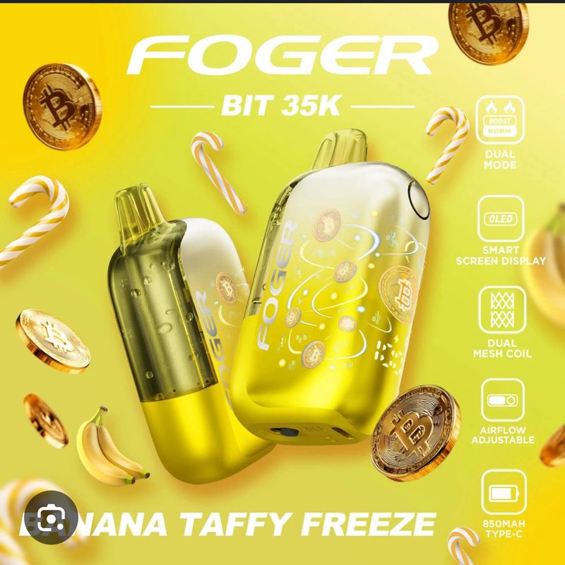 Foger Bit 35k Banana Taffy Freeze