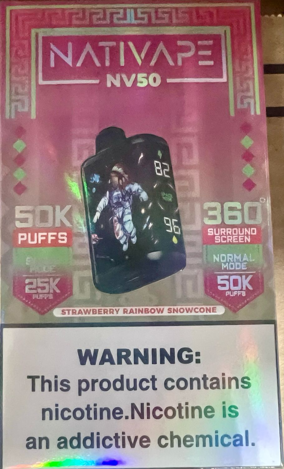 NV50 - Strawberry Rainbow Snowcone