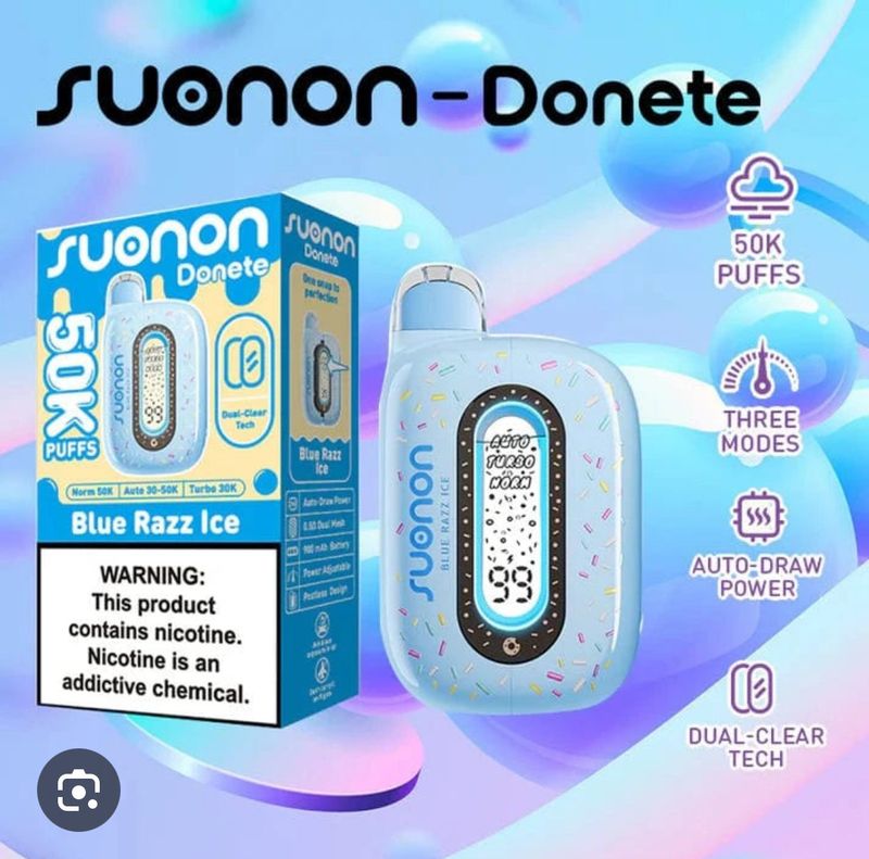 Suonon 50k Blue Razz Ice