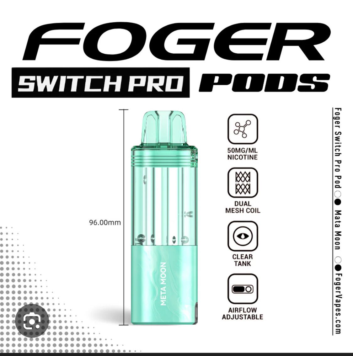 Foger Replacement Pod - Meta Moon